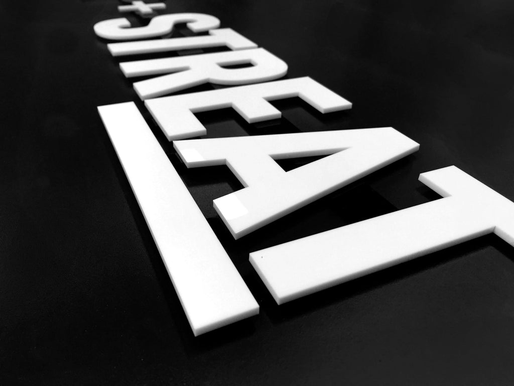 Cut Up Lettering Laser Cut Lettering | Classic Colour Copying