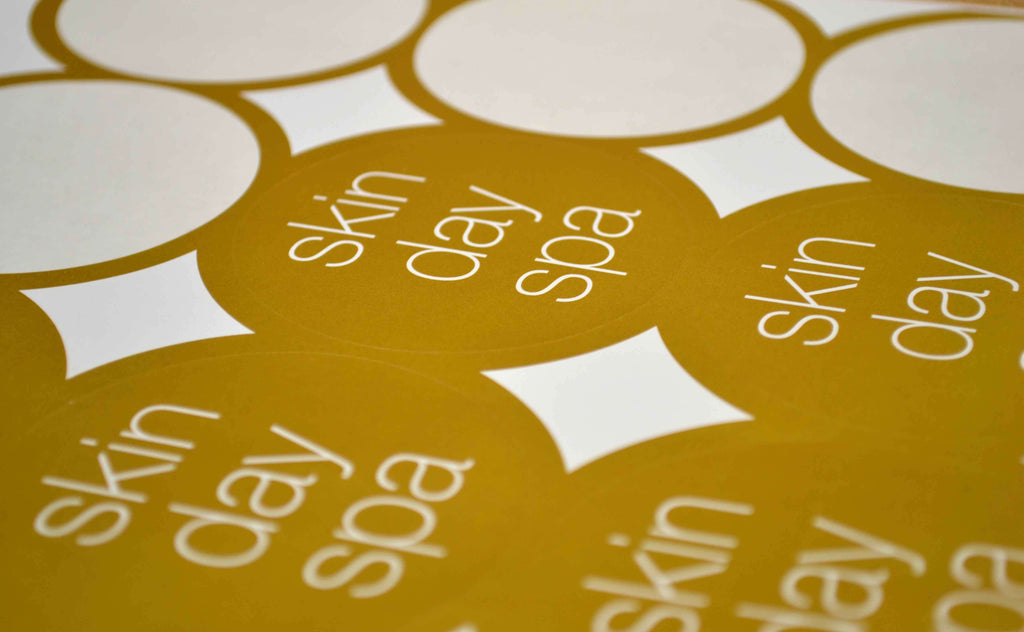 Gold Metallic Ink Stickers