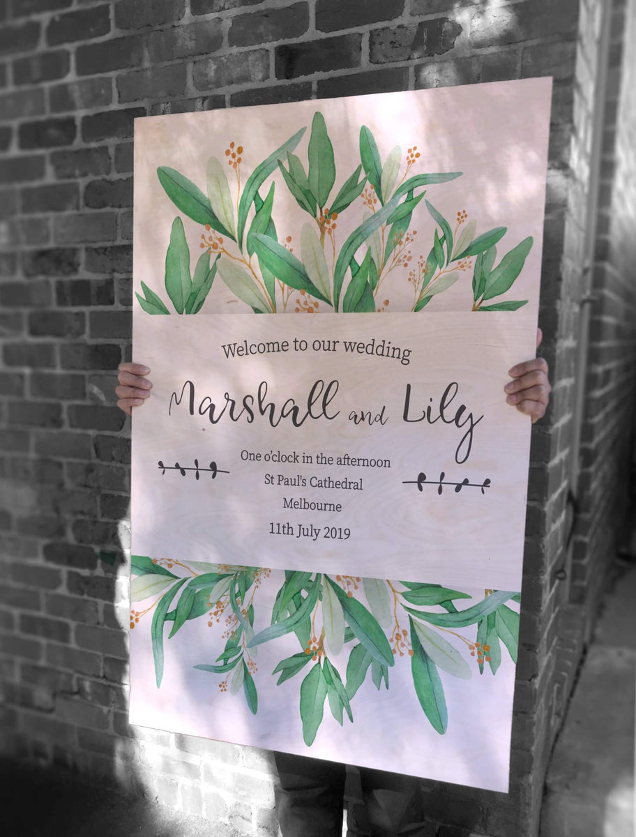 Wood Seating Wedding Chart – Classic Colour Copying